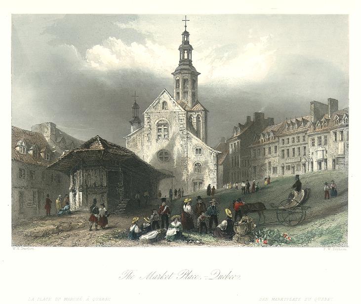 Canada, Quebec Market, 1842