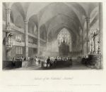 Canada, Montreal Cathedral Interior, 1842