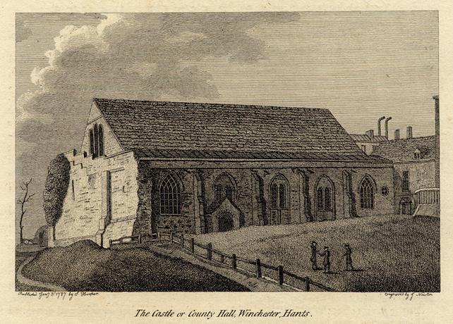 Hampshire, Winchester Castle or County Hall, 1786