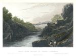 India, Grass Rope Bridge at Teree, 1844
