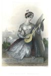 The Rajah's Daughter (with stringed instrument), 1844