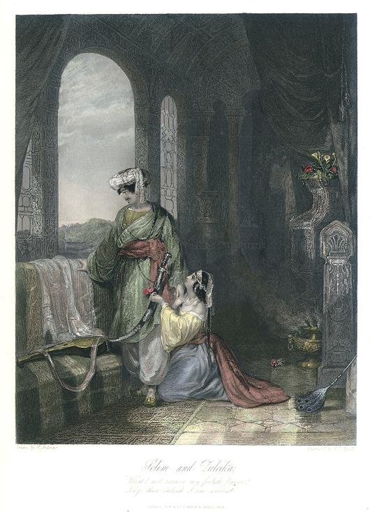 Selim and Zuleika (Byron's 'The Bride of Abydos'), 1844