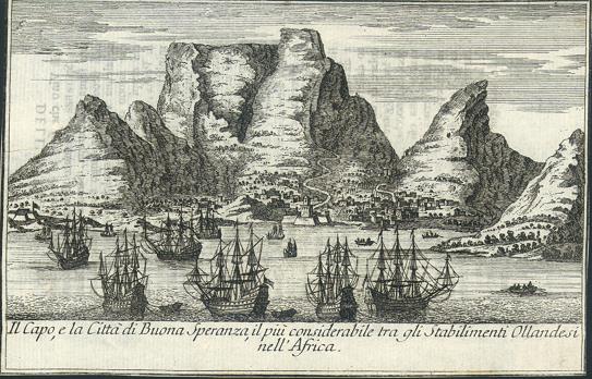 South Africa, Cape Town, c1720