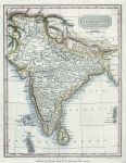 India map, 1828