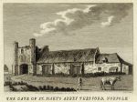 Norfolk, Gate of St.Mary's Abbey at Thetford, 1786