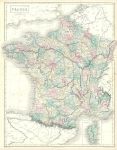 France large map, 1856