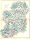 Ireland large map, 1856