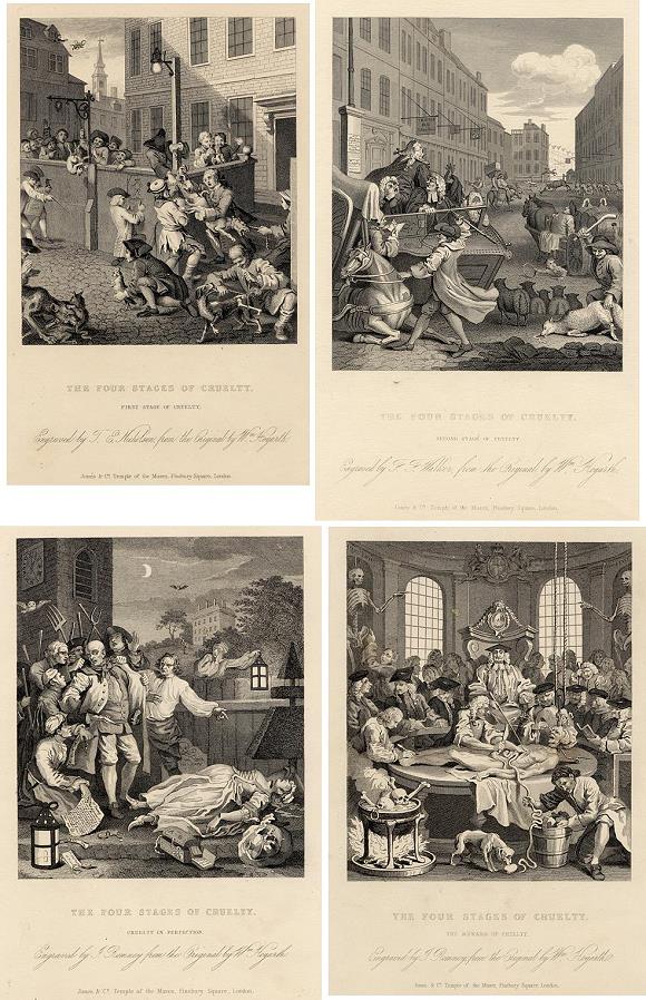 The Four Stages of Cruelty, Hogarth, 1833