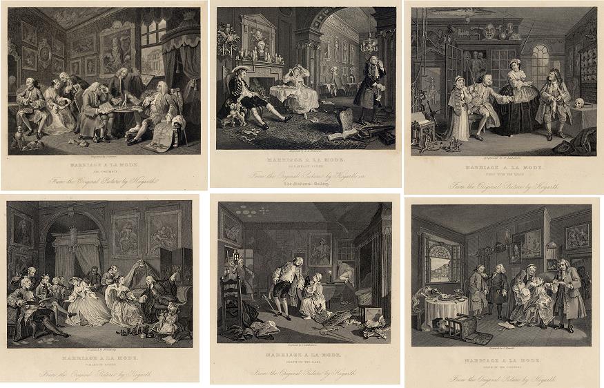 Marriage A La Mode, Hogarth, 1833