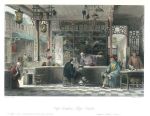 China, Cap Seller's Shop in Canton, 1843