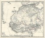 North West Africa map, 1877