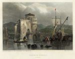 Greece, Bridge of Egnippo at Negropont, 1834