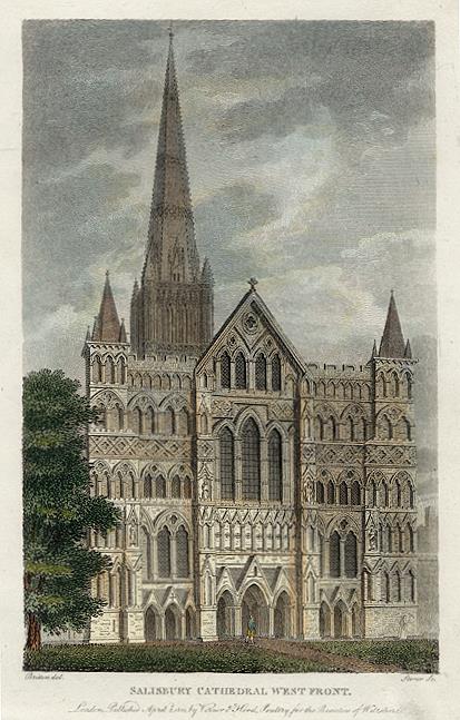 Wiltshire, Salisbury Cathedral, 1801