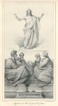 Apparition of Jesus, stone lithograph by Hubner & Grevedon, 1835