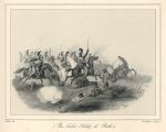 Cavalry Charge, stone lithograph by Schulz & Raffett, 1835