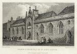 Devon, Exeter, Chapel & Hospital of St.John, 1830