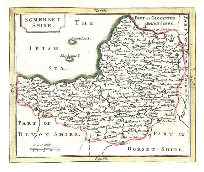 Somerset map, 1786