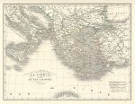 Ancient Greece map, 1835