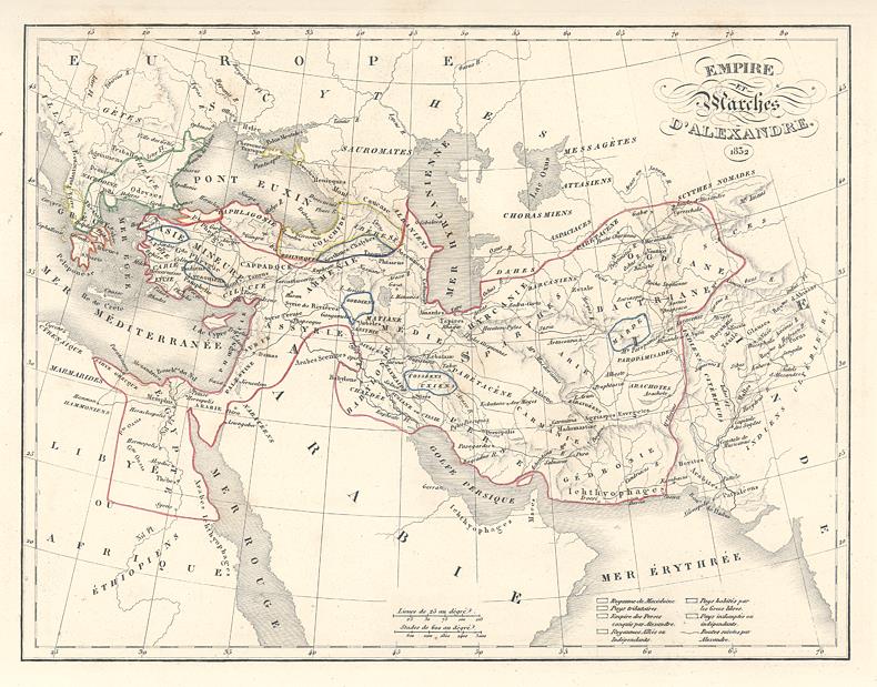 Empire of Alexander the Great, 1835
