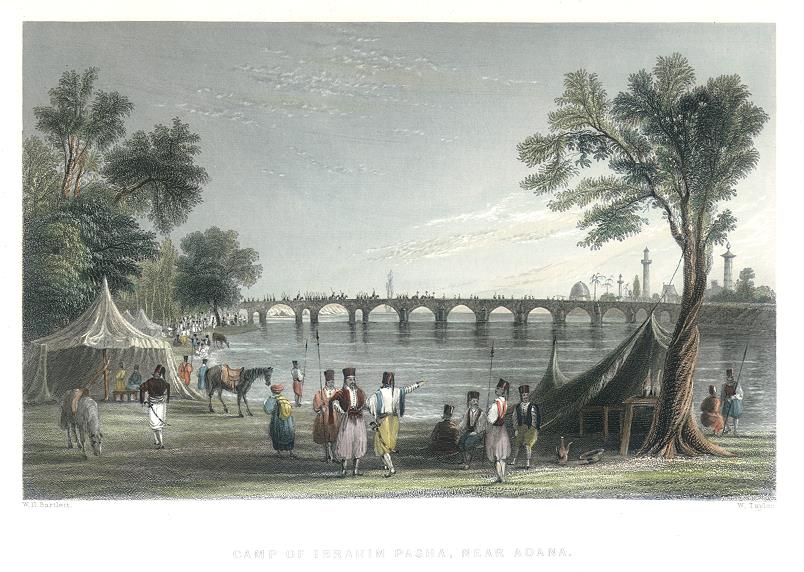 Turkey, Adana, Camp of Ibrahin Pasha, 1837