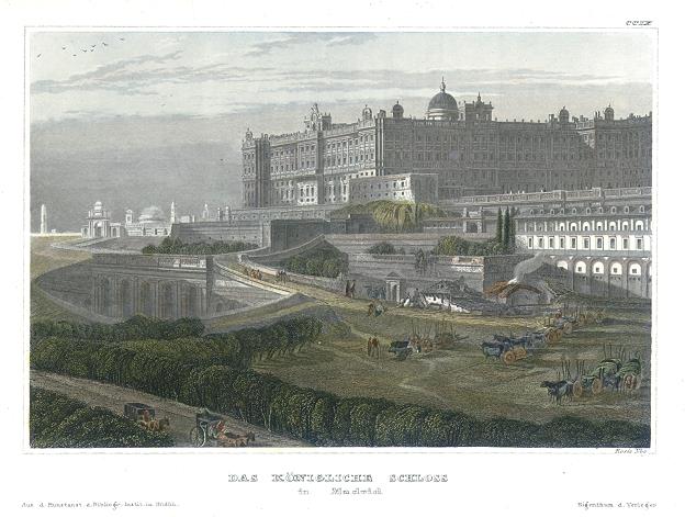 Spain, Madrid, The Royal Palace, 1837