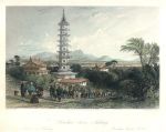 China, Porcelain Tower at Nanking, 1843