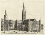 Wiltshire, Salisbury Cathedral West End, 1834