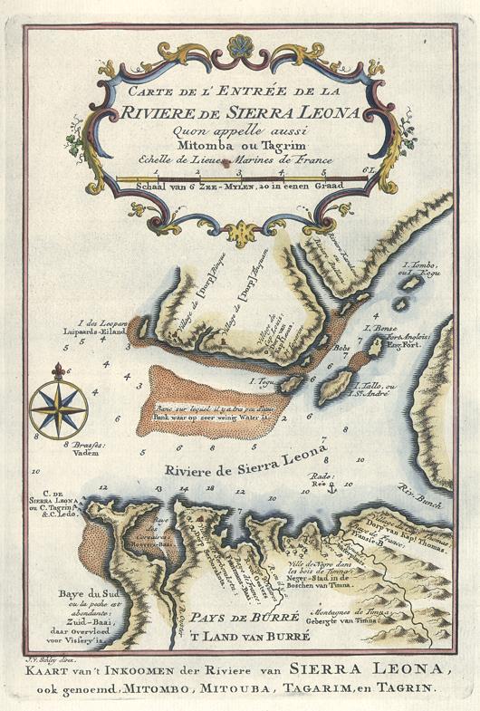 West Africa, Sierra-Leone River, 1760