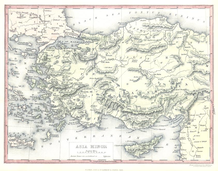 Turkey in Asia (Asia Minor), 1837