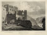 Germany, Ruins of Rheinfels, 1832