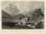 Germany, Valley of Engeholle and Ruins of Schonberg, 1832
