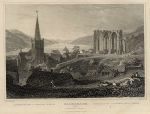 Germany, Bacharach and St.Werner's Chapel, 1832
