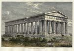 Greece, Greek Temple at Paestum, 1890