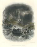 Northumberland, Dunstanborough Castle, 1842