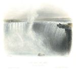Canada, Niagara, Horseshoe Falls, 1842
