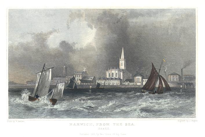 Essex, Harwich view, 1834