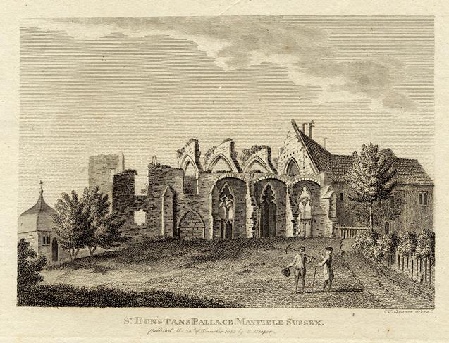 Sussex, St.Dunstans Palace (Mayfield), 1786
