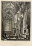 Ripon Cathedral (interior), 1836