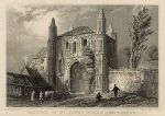 Essex, Colchester, Gateway of St.John's Abbey, 1834