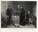 Jan Tzatzoe, Andries Stoffles etc. at the House of Commons, 1844