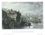 Spain, Irun and the Bidassoa River, 1837