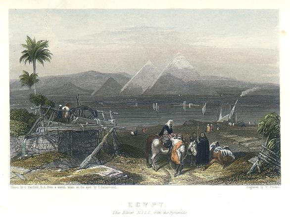 Egypt, Pyramids & Nile, 1856