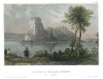 Hungary, Ruins of Schloss-Theben, 1837