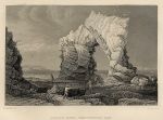 Isle of Wight, Freshwater Bay - arched rock, 1834