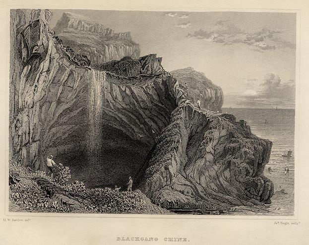 Isle of Wight, Blackgang Chine, 1834