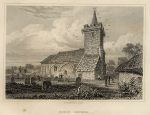 Isle of Wight, Niton Church, 1834
