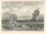 Yorkshire, Whitby view, Turner/Lupton mezzotint, 1877