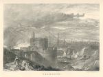 Cornwall, Falmouth view, Turner/Lupton mezzotint, 1877
