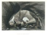Devon, Caves at Ladram Bay, 1842