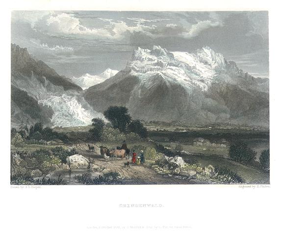 Switzerland, Grindenwald, 1834
